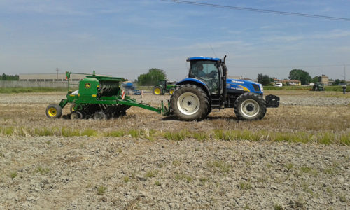 agricoltura conservativa: tecnica della semina su sodo